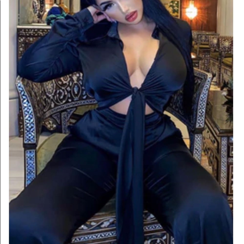 Satin jumpsuit